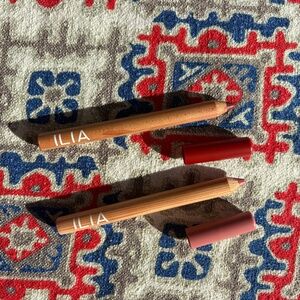 Ilia Lip Sketch Hydrating Crayons in Pink Door & Case Study